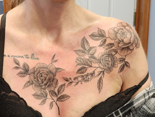 Explore tattoo frame ideas, creative tattoo ideas in Des Moines, available at Hooligan Tattoo