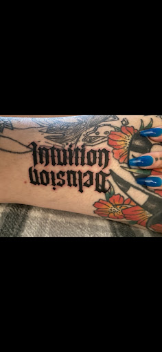 Explore dog memorial tattoo ideas, creative tattoo ideas in Houston, available at Orlandos Tattoo Studio