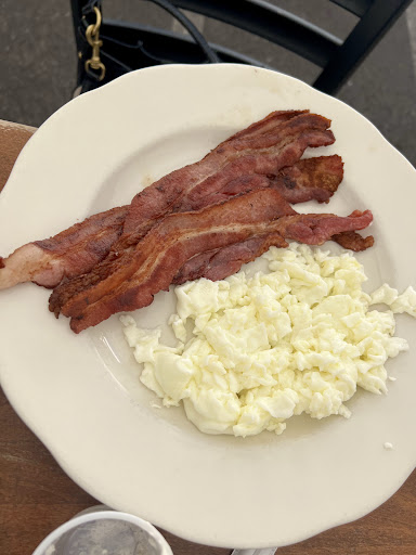 Egg whites and bacon 