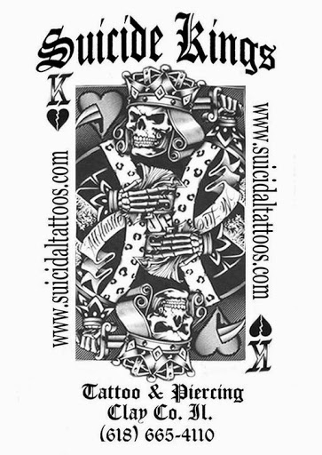 Explore hand tattoo ideas men, creative tattoo ideas in Farina, available at Suicide Kings Tattoo & Piercing