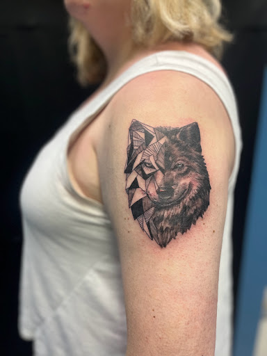 Explore mountain man tattoo ideas, creative tattoo ideas in Foley, available at Symbolic Ink Tattoo Studio