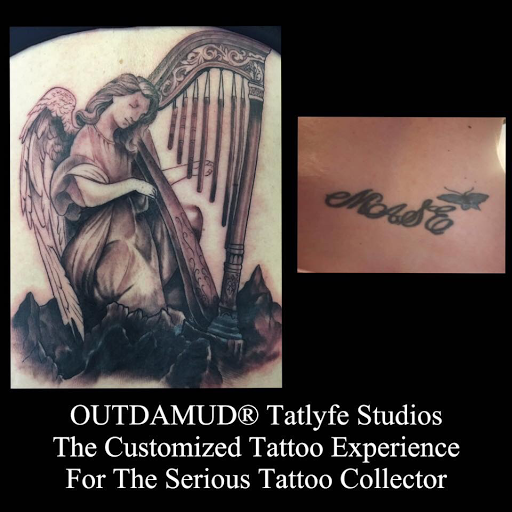 Explore under knee tattoo ideas, creative tattoo ideas in Savannah, available at Tatlyfe Studios