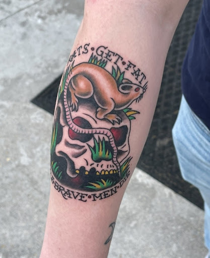 Explore krishna tattoo ideas for ladies, creative tattoo ideas in Ambler, available at Tattoo GalaxyAmbler Piercing & Custom Tattoos