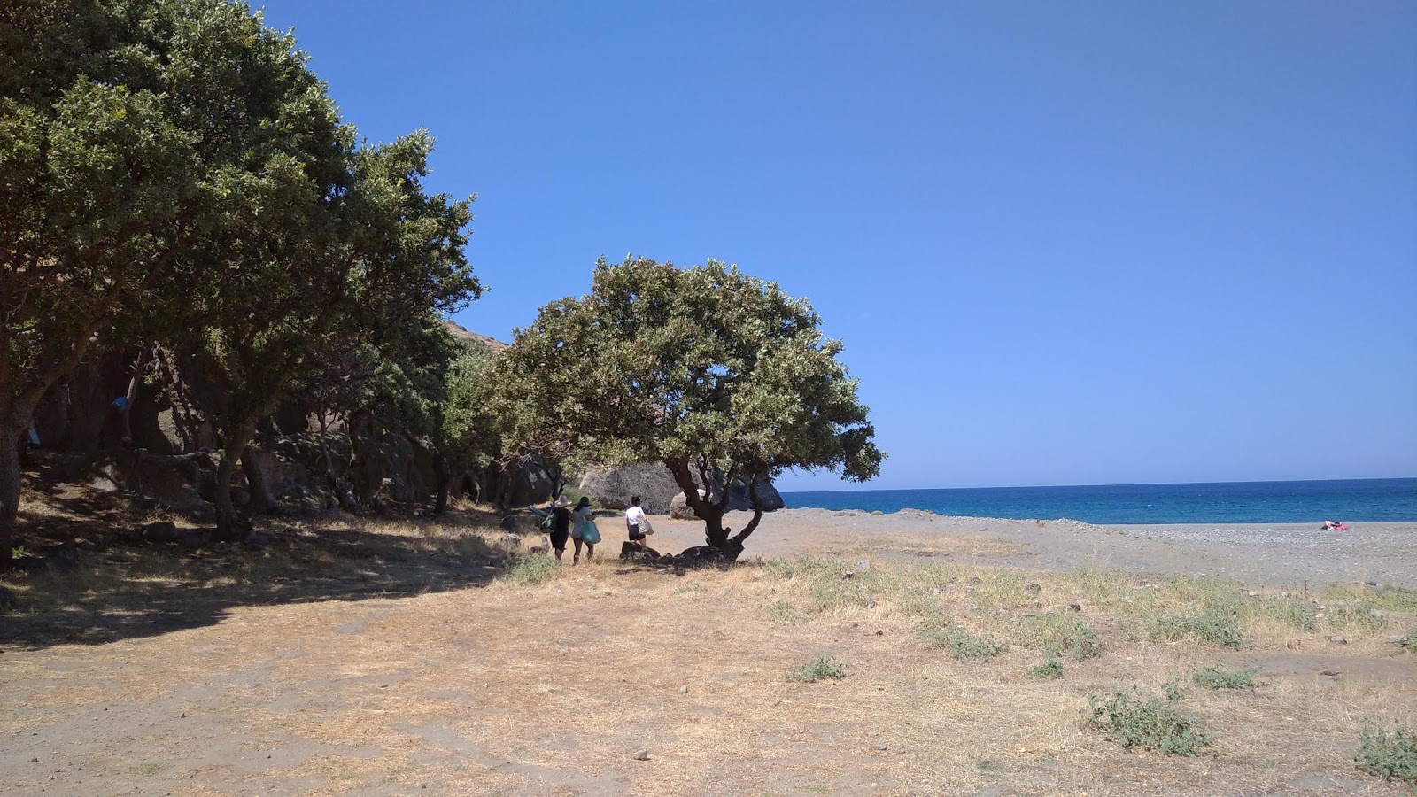 Agios Dimitrios beach'in fotoğrafı küçük koy ile birlikte