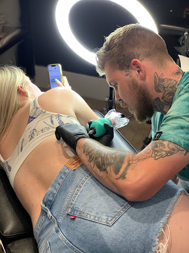 Explore dark angel tattoo ideas, creative tattoo ideas in Spirit Lake, available at Castaway tattoo