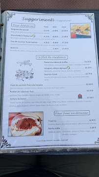 Restaurant San Marco à Limoges menu