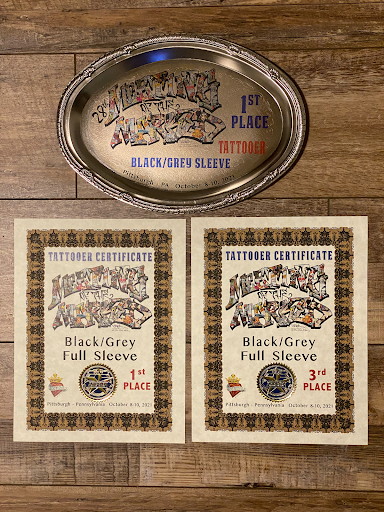 Explore tattoo of child's name ideas, creative tattoo ideas in Clarksburg, available at Art & Soul Studio Of Tattoo