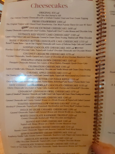 Restaurant «The Cheesecake Factory», reviews and photos, 7612 Blake St, Liberty Township, OH 45069, USA