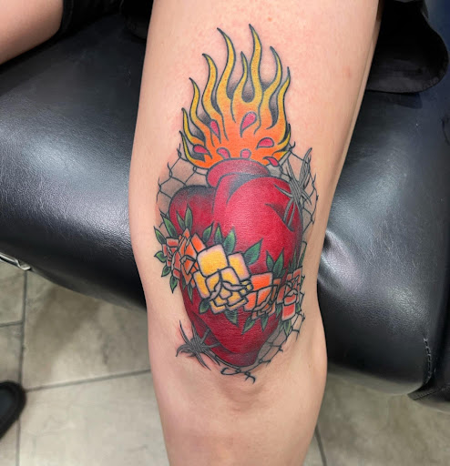 Explore toxic tattoo ideas, creative tattoo ideas in Erie, available at Code of Honor Tattoo