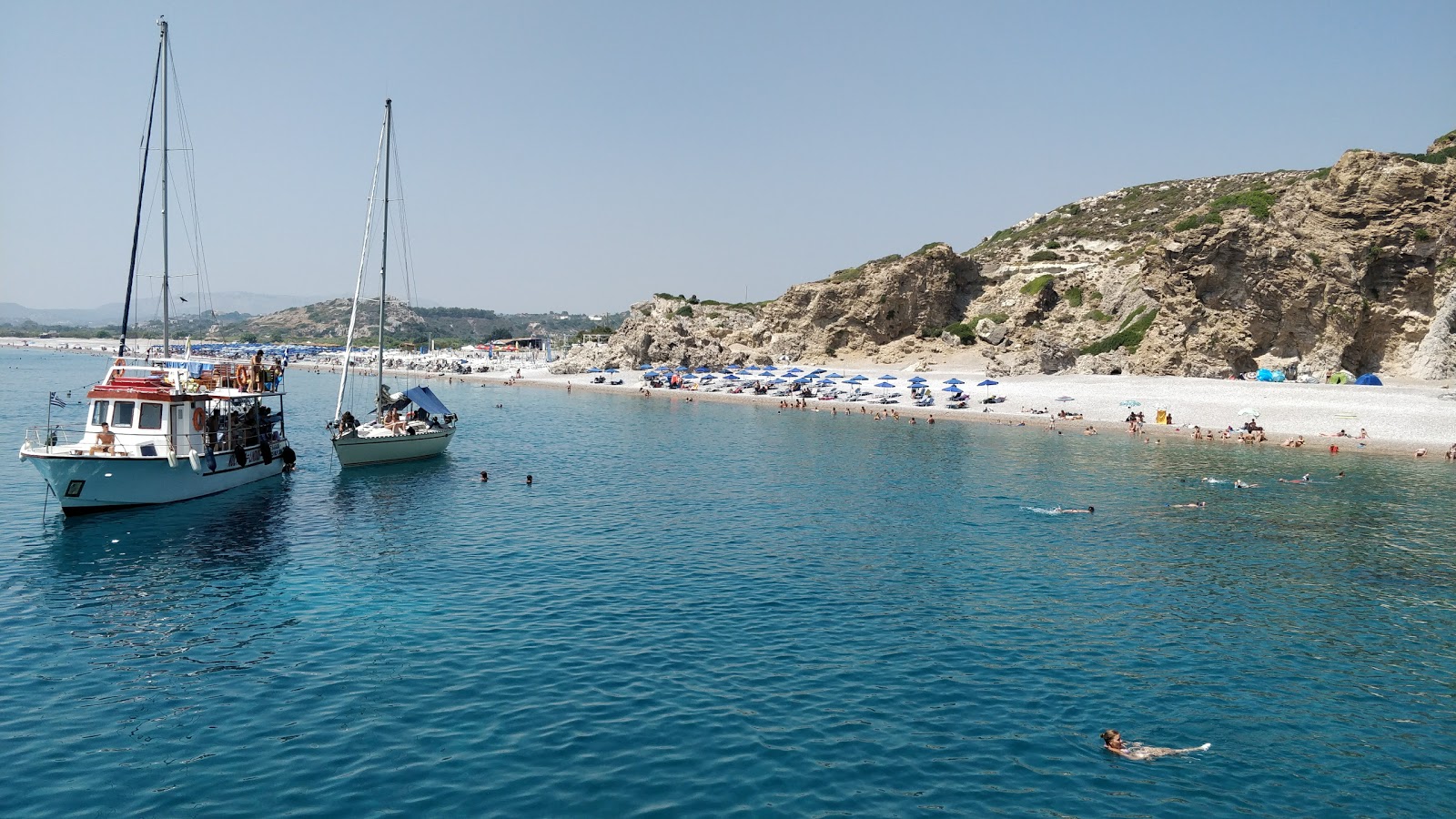Zdjęcie Plaża Traganou - popularne miejsce wśród znawców relaksu