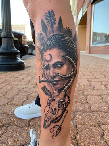 Explore tattoo ideas for collarbone, creative tattoo ideas in Mexico, available at Majestic Moose Tattoo Haberdashery & Piercing Studio