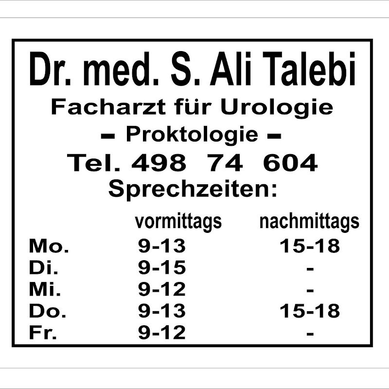 Dr. med. Ali Talebi