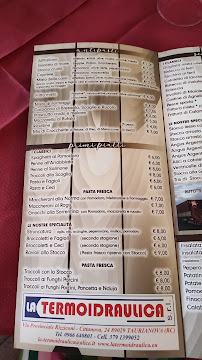 La Cucciarda Ristorante Pizzeria à Taurianova carte