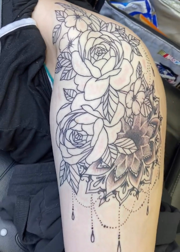 Explore yorkie tattoo ideas, creative tattoo ideas in Aledo, available at Elevated Tattoo & Piercing