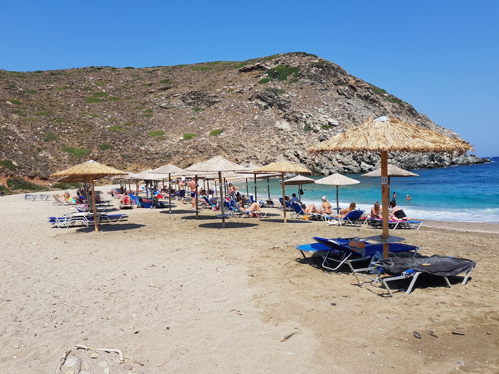 Photo of Zorkos beach amenities area