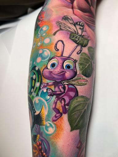 Explore dementia tattoo ideas, creative tattoo ideas in Spokane, available at Anchored Art Tattoo