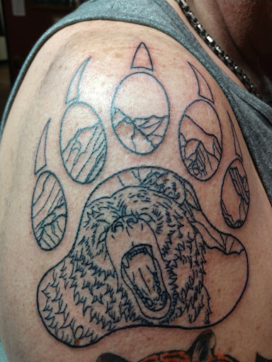 Explore mother son tattoo ideas with meaning, creative tattoo ideas in Shallotte, available at Crows Nest Tattoo