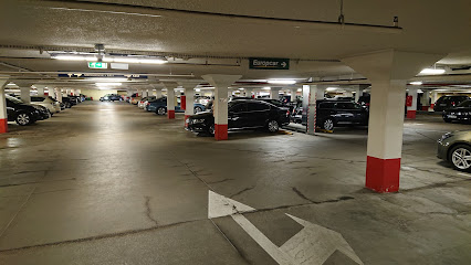 Europcar underground parking area