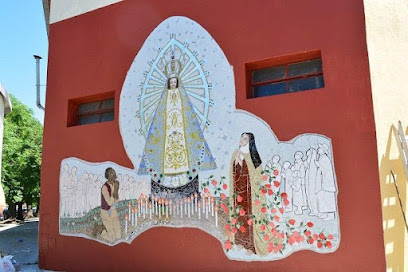 Mural Virgen y Cristo Sagrado Corazón