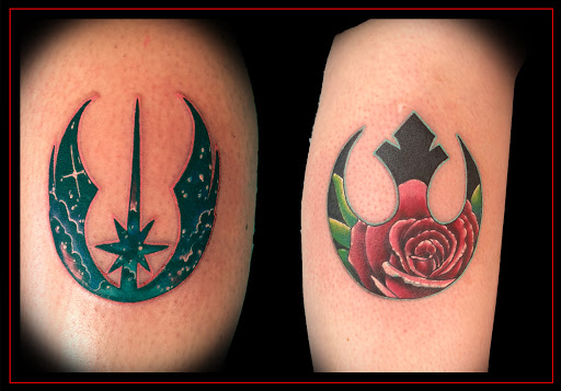 Explore facial tattoo ideas, creative tattoo ideas in Omaha, available at Eternal Tattoo & Body Piercing - Omaha