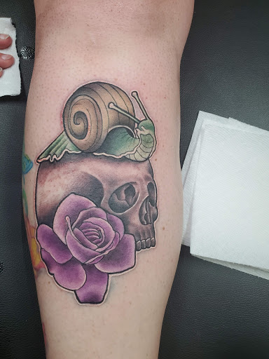 Explore blackout cover up tattoo ideas, creative tattoo ideas in Albany, available at Purgatory Tattoo Co.