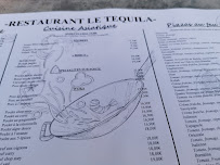 Restaurant Le Tequila à Fréjus carte