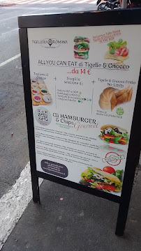 Restaurant italien Tigelleria Romana - Vino e Cucina à Rome - menu / carte