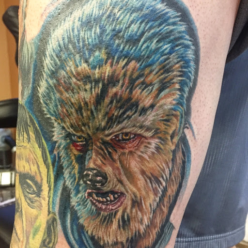 Explore time flies tattoo ideas, creative tattoo ideas in Marietta, available at Lucky Draw Tattoos III