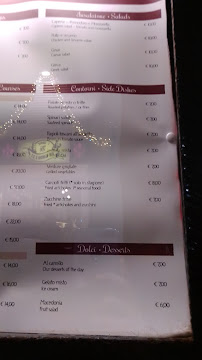 Da i 5 Amici à Florence menu