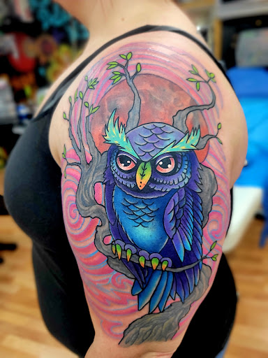 Explore alchemist tattoo ideas, creative tattoo ideas in Benton, available at Spectrum Tattoo