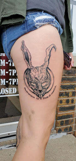 Explore half sleeve tattoo ideas for men, creative tattoo ideas in Peoria, available at Guerrilla Ink Tattoos