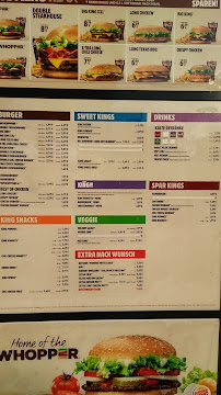 Restauration rapide Burger King à Rastatt (la carte)