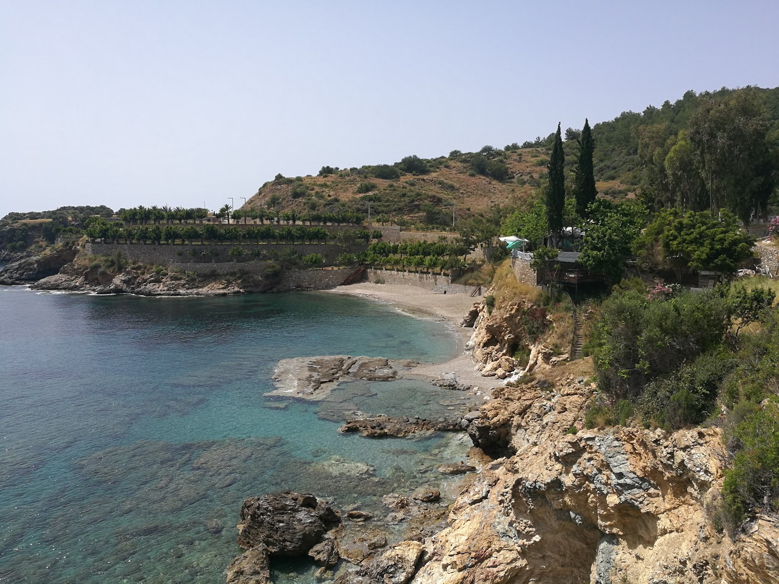 Foto von Hal limani beach mit kleine bucht