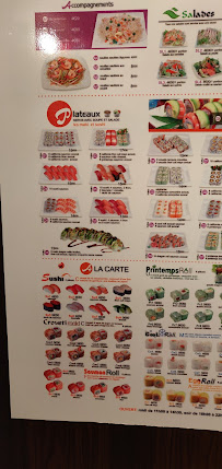 Menu / carte de Sushi Soleil à Villejuif