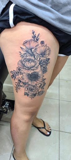 Explore men back tattoos ideas, creative tattoo ideas in Houston, available at MS Studios Houstons Ink Therapy