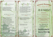 Menu du Bambus - Asiatisches Spezialitäten-Restaurant und Lieferservice à Dudenhofen