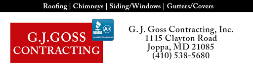 Roofing Contractor «G J Goss Contracting Inc», reviews and photos, 1115 Clayton Rd, Joppa, MD 21085, USA