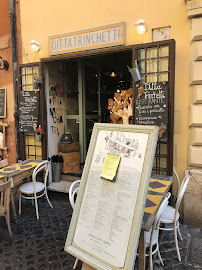 Restaurant italien Ditta Trinchetti à Rome (le menu)
