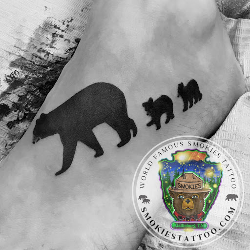 Explore muscle tattoo ideas, creative tattoo ideas in Gatlinburg, available at World Famous Smokies Tattoo