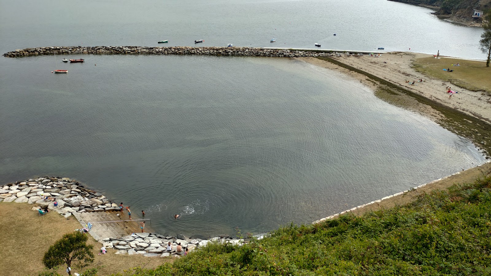 Foto de Bloques Beach con arena beige superficie