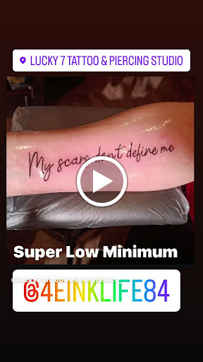 Explore black tattoo ideas for men, creative tattoo ideas in West Hartford, available at The Lucky 7 Tattoo Studio