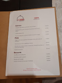 La Gabbia (Restaurant) à Mouans-Sartoux carte
