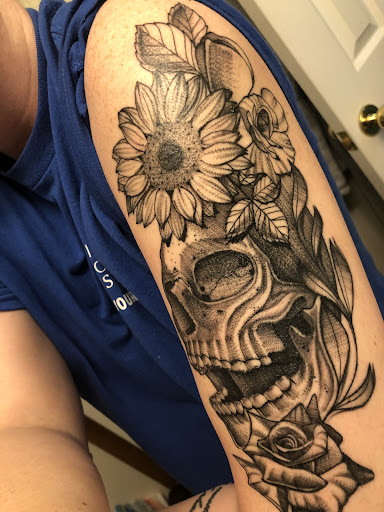 Explore top of hand tattoo ideas, creative tattoo ideas in Smithville, available at Sanctioned Arts Tattoo Co.