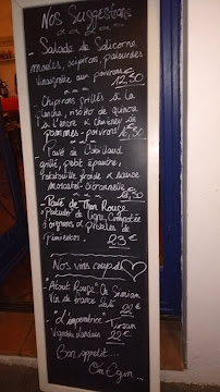 Le Battela à Hendaye menu