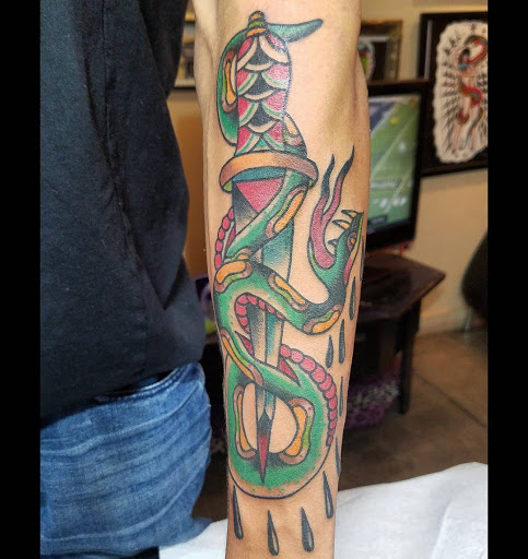 Explore logger tattoo ideas, creative tattoo ideas in Los Angeles, available at Tinta Rebelde hardcore tattoo