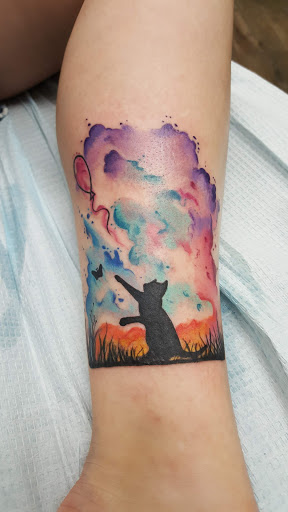 Explore trout tattoo ideas, creative tattoo ideas in Fresno, available at Happy Client Tattoo