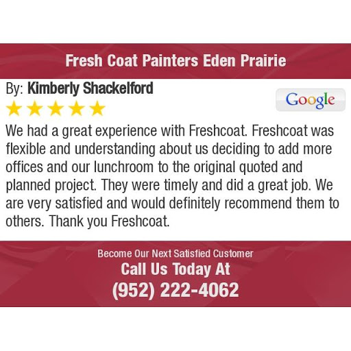 Painting «Fresh Coat Painters Eden Prairie», reviews and photos, 574 Prairie Center Dr #135127, Eden Prairie, MN 55344, USA