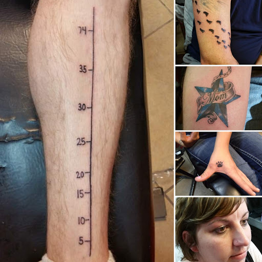 Explore feminine sleeve tattoo ideas, creative tattoo ideas in Elko, available at Tom Custom Tattoos and Body Piercing Studio