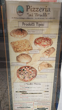Carte du PIZZERIA AI TRULLI à Verona