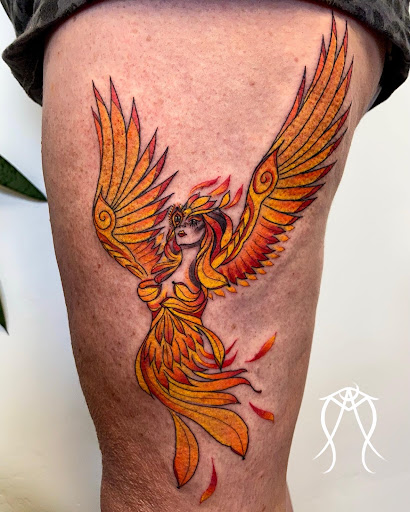 Explore fighting tattoo ideas, creative tattoo ideas in Scipio Center, available at Ace of Wands Private Tattoo & Tarot Studio . Appointment Only
